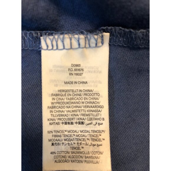 Boden Sleeveless Zebra Print Blue & Black Shirt Dress Size 8 Petite - Picture 8 of 11